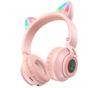 Наушники п/р BT CAT Borofone BO18 розовый