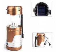 Фонарь кемпинг Y7677088A (1+12 LED+SOLAR раздвижной)