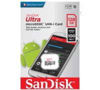 К.П. micro SD 128Gb SanDisk,Ultra,Class10,UHS-I R 140Mb/s
