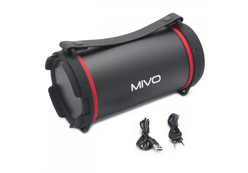 Муз.колонка BT Mivo M05 черно-серый
