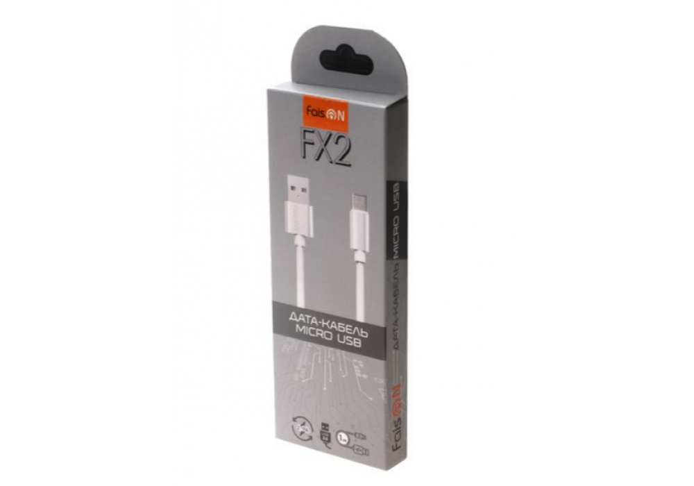 Шнур USB- micro 1м.FaisON FX2,белый