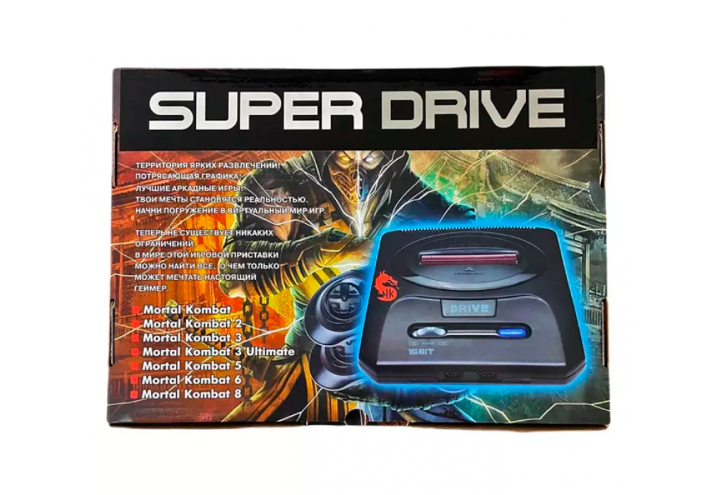 Игр. приставка SEGA MegaDrive Classic Антология Mortal Kombat (7-in-1)