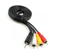 Шнур Jack-3RCA (4pin) 1,5м. 9478
