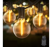 Гирлянда РЕТРО 15м,25ламп.LED+Пульт,2200K