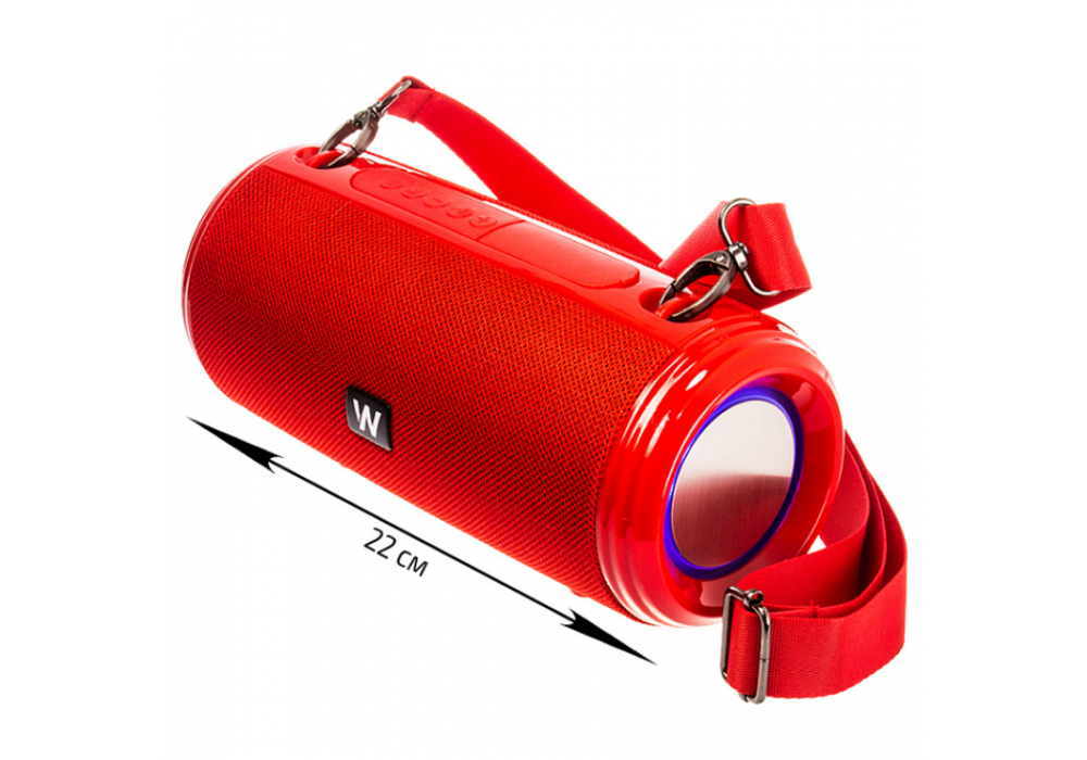 Муз.колонка WALKER WSP-140 красная