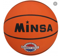 Мяч баскетбольный MINSA,р.5,Sport,d22см,клееный,8 панелей,резина,резиновая камера,1026011