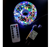 Гирлянда НИТЬ Роса 31V 50м,с пультом,RGB