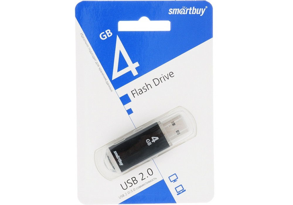 Флешка 4Gb USB SmartBuy V-Cut