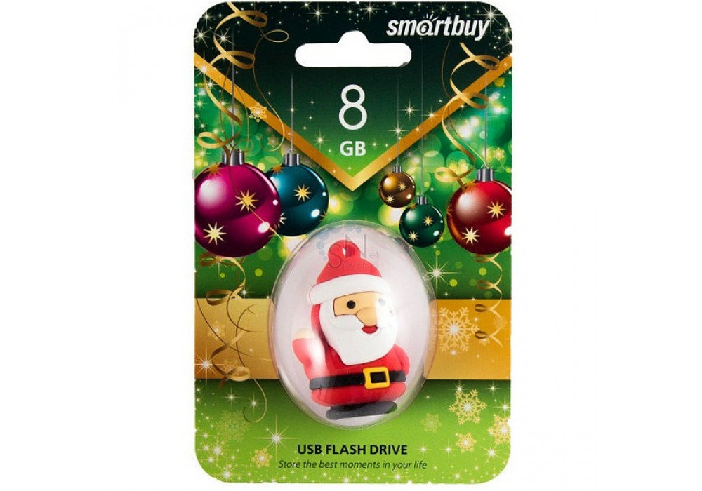 Флешка 8Gb USB  SmartBuy Santa-S