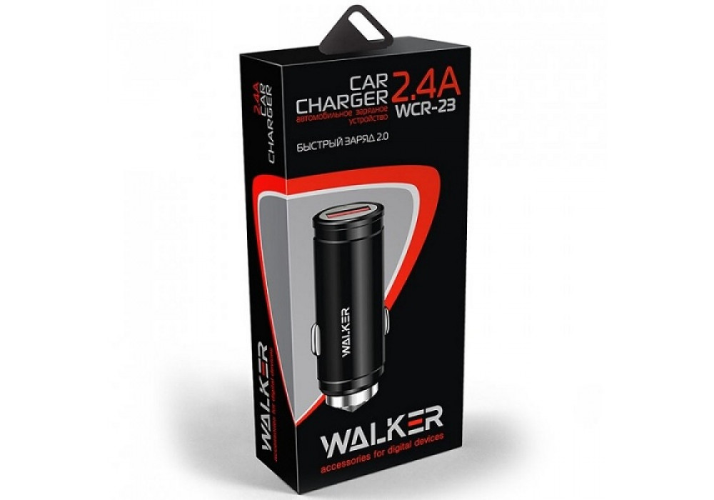 АЗУ 1USB 2.4A QC3.0,WCR-23,WALKER