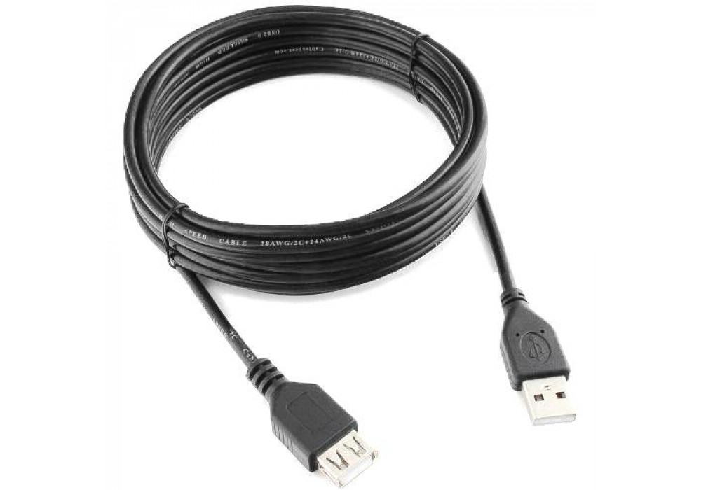 Шнур USB удлинитель 5м.Активный,Cablexpert,AM/AF,758877