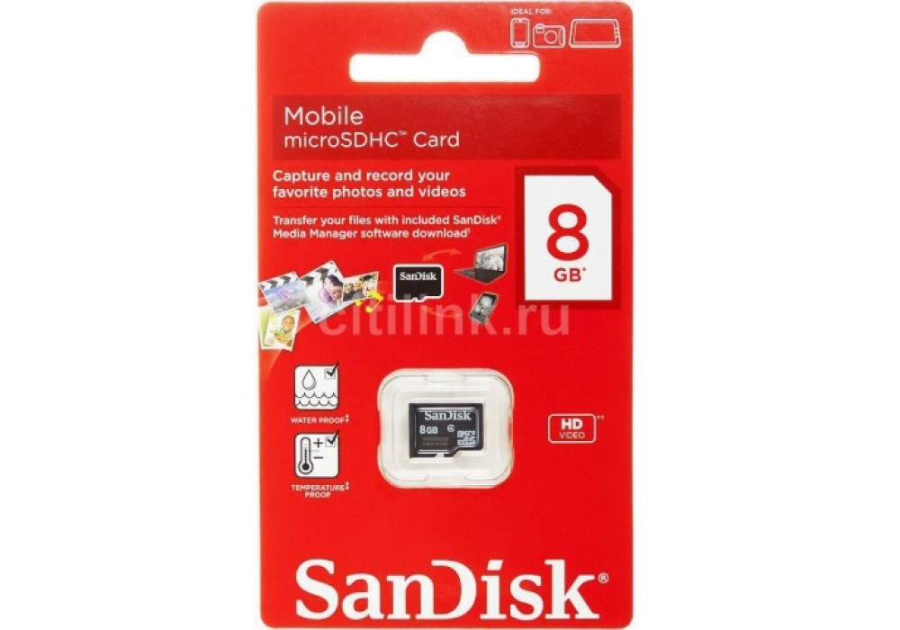 К.П. micro SD 8Gb SanDisk class4