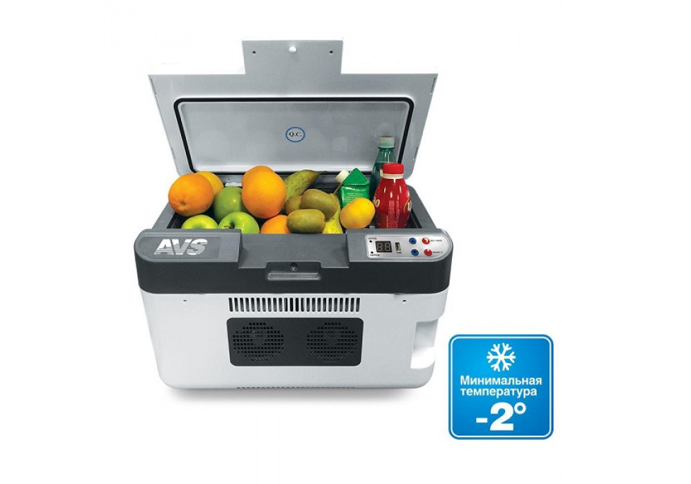Авто-Холодильник 24л 12/24/220V AVS CC-24WBC (USB порт)