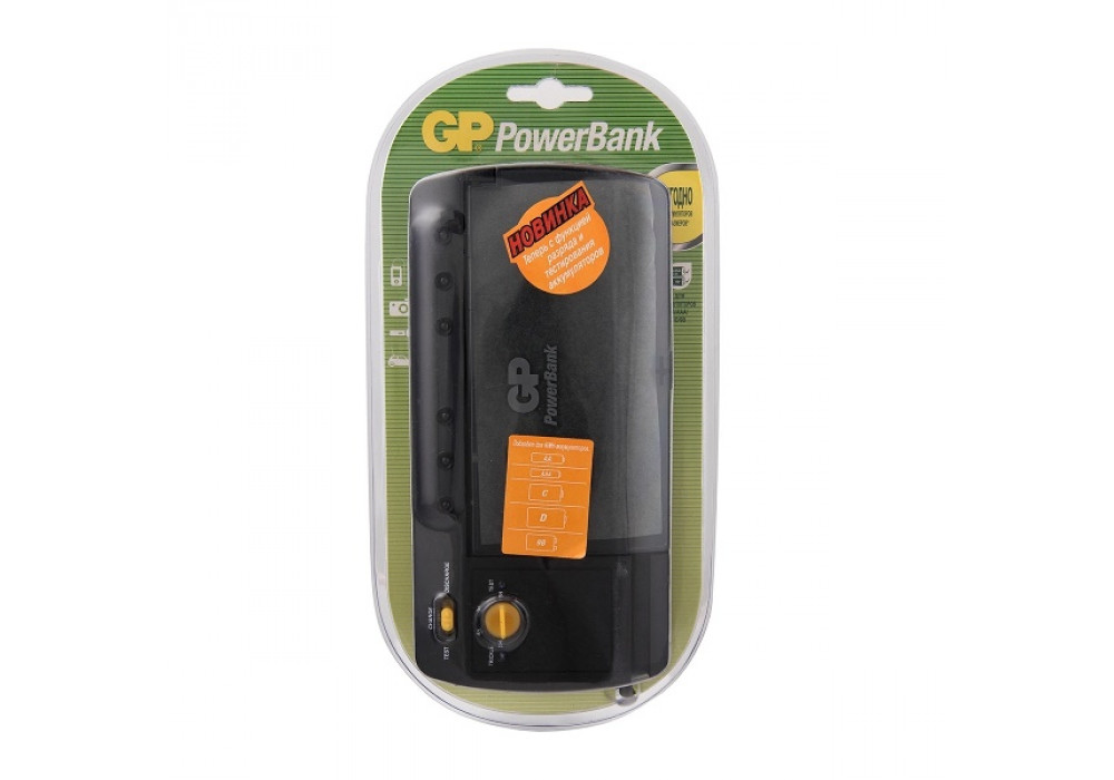 Зарядка GP PB320 AA/AAA/Крона/C/D-4 слота
