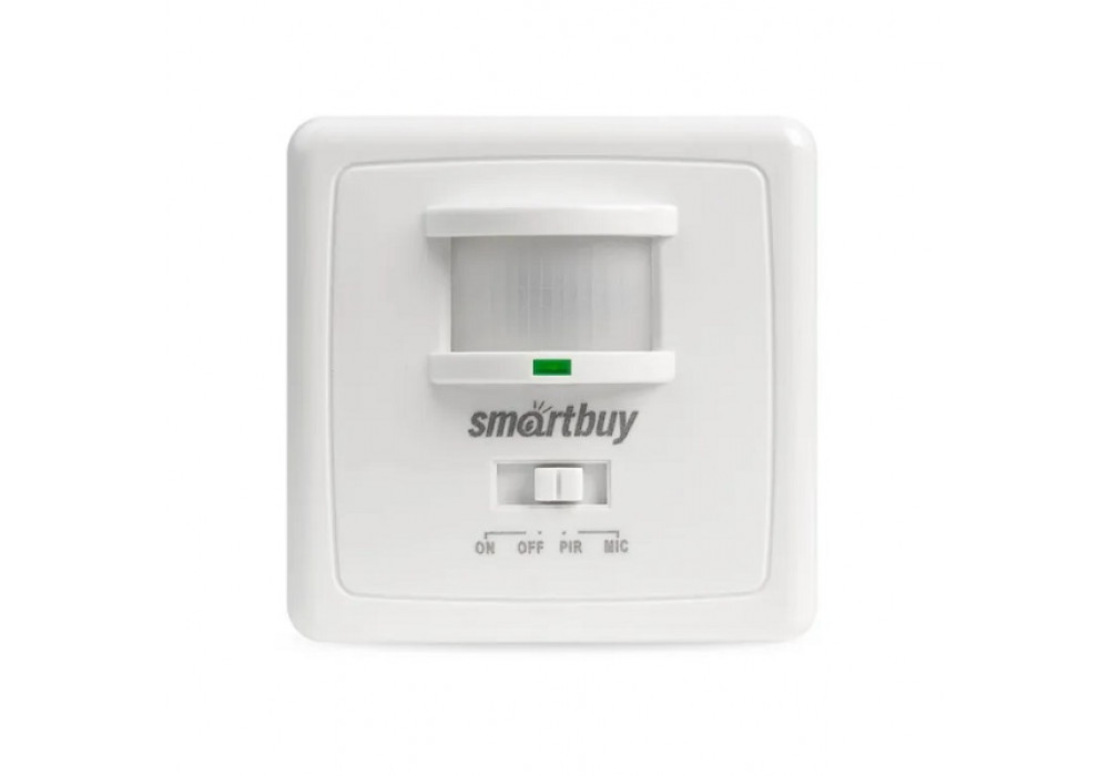 Датчик движения SmartBuy SBL-MS-003,встраиваемый,с датчиком звука