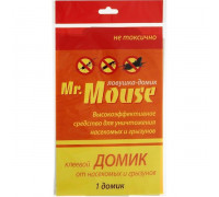 Ловушка клеевая от грызунов и насек.Домик Mr.Mouse 1шт.M-100