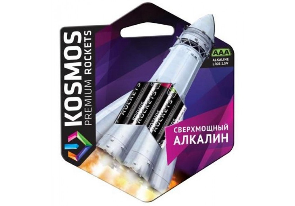 Батарейка LR03 КОСМОС ROCKETS