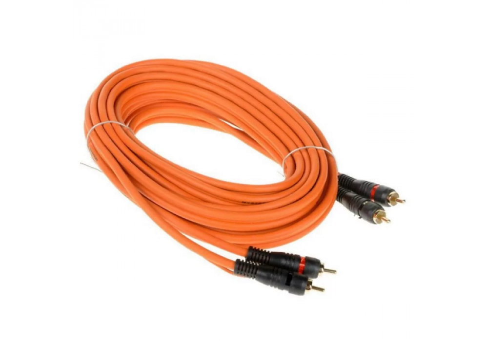 Шнур 2RCA-2RCA 5м.Сабвуфер Mystery MRCA 5.2