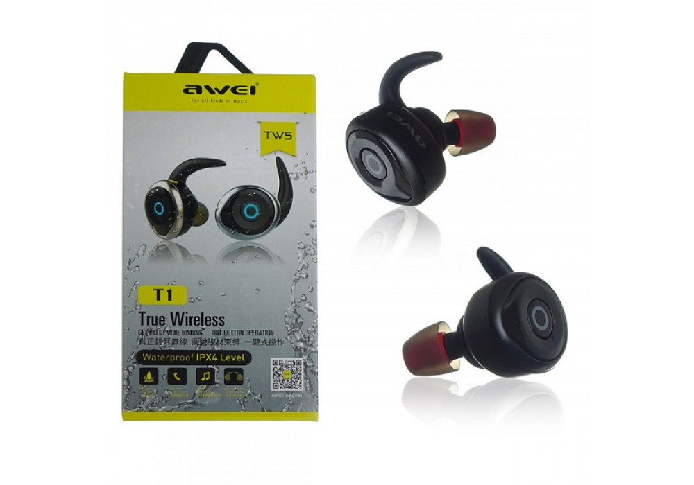 Блютуз в ухо AWEI T1