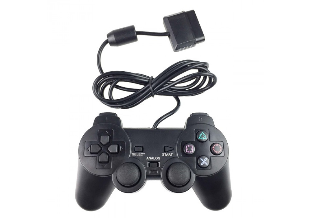 Джойстик PS2 Analog Black (no box)