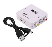Конвертер HD Video 3RCA>HDMI активный,3833/H9
