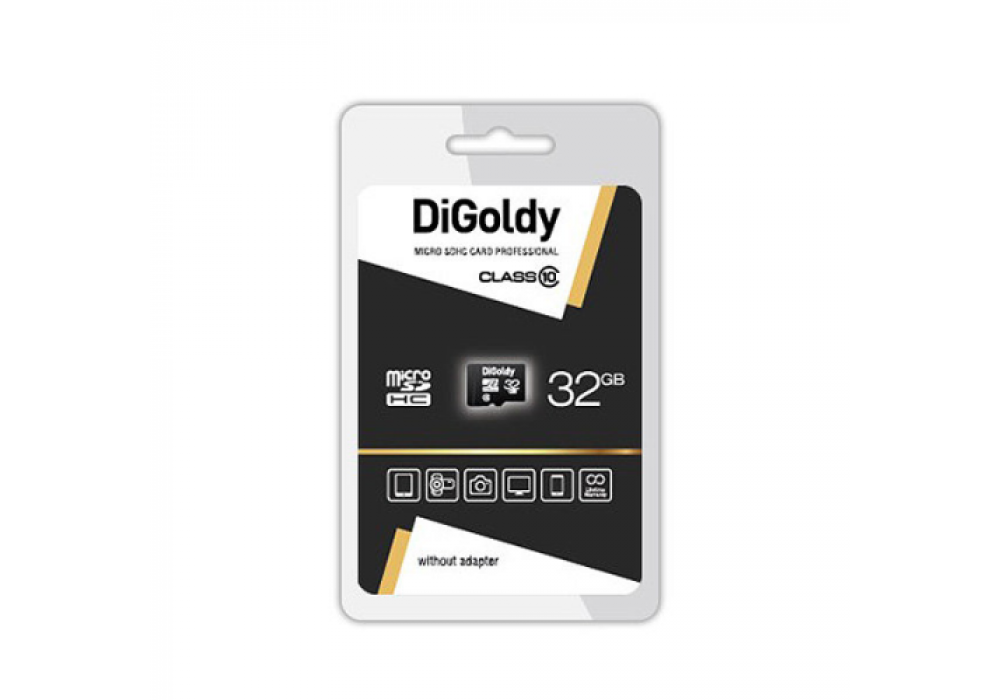 К.П. micro SD 32Gb DiGoldy Class10 б/а
