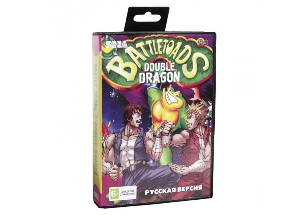 Картридж 16bit BATTLE TOADS & DOUBBLE DRAGON