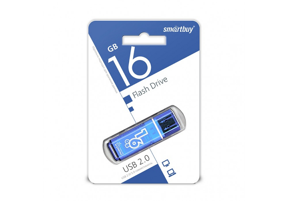 Флешка 16Gb USB  SmartBuy Glossy series