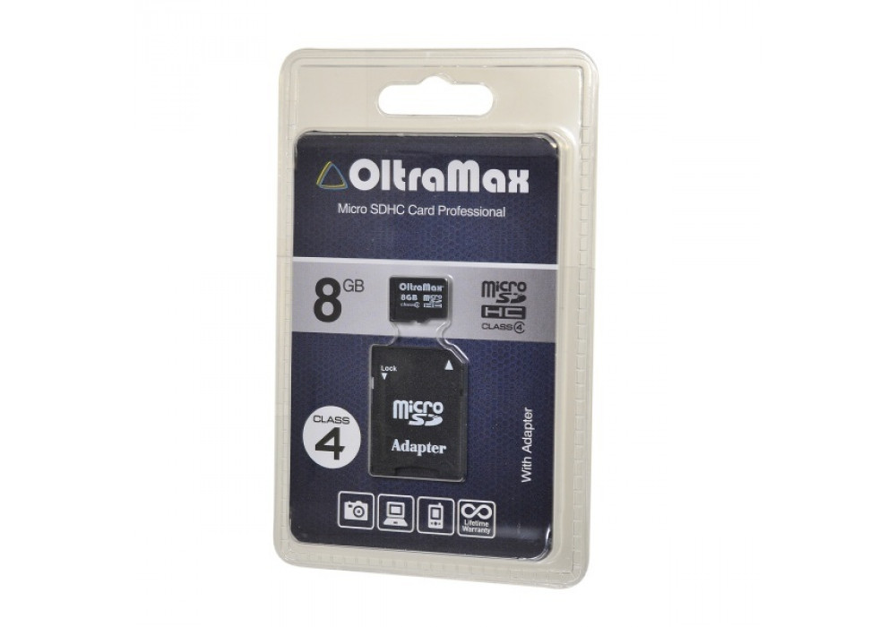 К.П. micro SD 8Gb Oltra Max Class4 с/ад