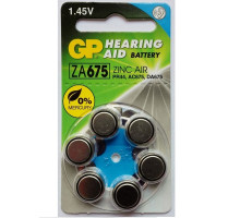 Батарейка ZA675 GP BL6 Zinc Air 1.45V